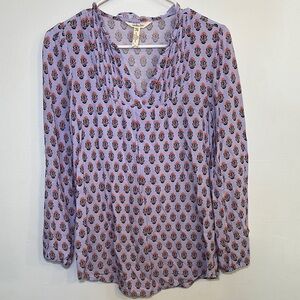 Matilda Jane Delicate Topiary Top Lilac Purple Long Sleeve Size Extra Small XS